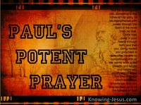 Paul’s Potant Prayer